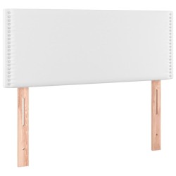 Tête de lit à LED Blanc 100x5x78/88 cm Similicuir 626913626913