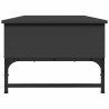 Table basse noir 100x50x35 cm bois d'ingénierie et métal 626914626914