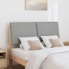 Tête de lit capitonnée Gris clair 135 cm Pin massif 626917626917
