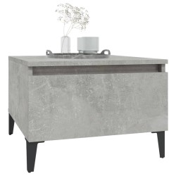 Table d'appoint Gris béton 50x46x35 cm Bois d'ingénierie 626918626918