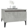 Table d'appoint Gris béton 50x46x35 cm Bois d'ingénierie 626918626918