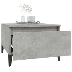 Table d'appoint Gris béton 50x46x35 cm Bois d'ingénierie 626918626918