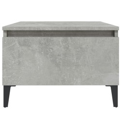 Table d'appoint Gris béton 50x46x35 cm Bois d'ingénierie 626918626918