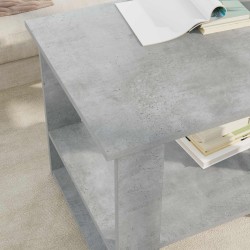 Table basse Gris béton 72 x 50 x 50 cm Bois d'ingénierie 626919626919