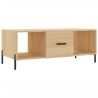 Table basse chêne sonoma 102x50x40 cm bois d'ingénierie 626920626920