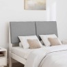 Tête de lit capitonnée Gris clair 135 cm Pin massif 626921626921