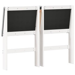 Tête de lit capitonnée Gris clair 135 cm Pin massif 626921626921