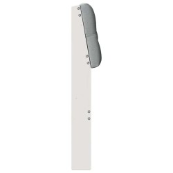 Tête de lit capitonnée Gris clair 135 cm Pin massif 626924626924