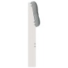 Tête de lit capitonnée Gris clair 135 cm Pin massif 626924626924