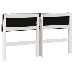 Tête de lit capitonnée Gris clair 135 cm Pin massif 626924626924
