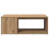 Table basse chêne artisanal 90x67x33 cm bois d'ingénierie 626925626925