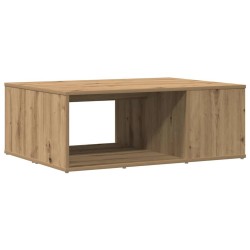 Table basse chêne artisanal 90x67x33 cm bois d'ingénierie 626925626925