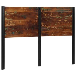 Tête de lit 140 cm bois massif récupéré et fer 626926626926