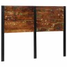 Tête de lit 140 cm bois massif récupéré et fer 626926626926