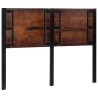 Tête de lit 140 cm bois massif récupéré et fer 626926626926