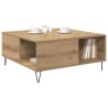Table basse Chêne artisanal 80 x 80 x 36,5 cm Bois d'ingénierie 626932626932