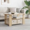 Table basse Chêne Sonoma 77 x 55 x 42 cm Bois d'ingénierie 626934626934