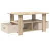 Table basse Chêne Sonoma 77 x 55 x 42 cm Bois d'ingénierie 626934626934