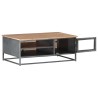 Table basse Gris 90x50x35 cm Bois d'acacia massif 626935626935