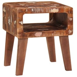 Table d'appoint Marron 40 x 32 x 46 cm Bois Recyclé Solide 626936626936