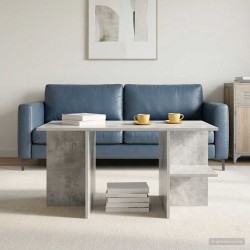Table basse Gris béton 87 x 50 x 45 cm Bois d’ingénierie 626938626938