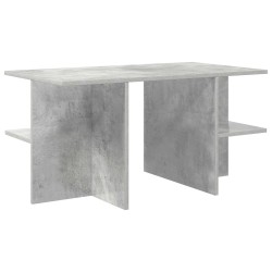 Table basse Gris béton 87 x 50 x 45 cm Bois d’ingénierie 626938626938