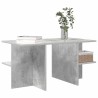 Table basse Gris béton 87 x 50 x 45 cm Bois d’ingénierie 626938626938