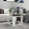 Table basse Blanc 40x40x30 cm Bois d'ingénierie 626939626939