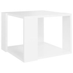 Table basse Blanc 40x40x30 cm Bois d'ingénierie 626939626939