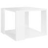 Table basse Blanc 40x40x30 cm Bois d'ingénierie 626939626939