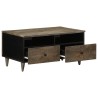 Table basse gris clair 80x54x40 cm bois massif de manguier 626941626941