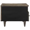 Table basse gris clair 80x54x40 cm bois massif de manguier 626941626941