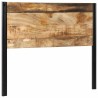 Tête de lit 120 cm bois massif manguier et fer 626942626942