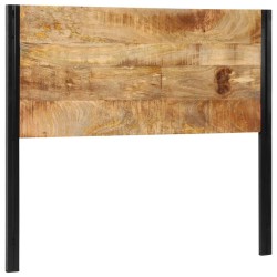 Tête de lit 120 cm bois massif manguier et fer 626942626942