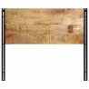 Tête de lit 120 cm bois massif manguier et fer 626942626942