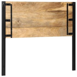 Tête de lit 120 cm bois massif manguier et fer 626942626942