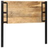 Tête de lit 120 cm bois massif manguier et fer 626942626942