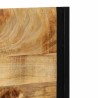 Tête de lit 120 cm bois massif manguier et fer 626942626942