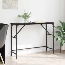 Table console Chêne noir 100 x 32 x 75 cm Bois d'ingénierie 626944626944