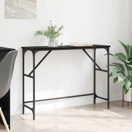 Table console Chêne noir 100 x 32 x 75 cm Bois d'ingénierie 626944626944