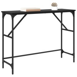 Table console Chêne noir 100 x 32 x 75 cm Bois d'ingénierie 626944626944