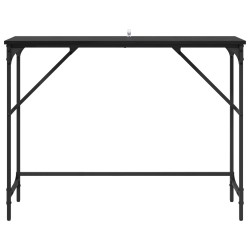 Table console Chêne noir 100 x 32 x 75 cm Bois d'ingénierie 626944626944