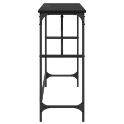 Table console Chêne noir 100 x 32 x 75 cm Bois d'ingénierie 626944626944