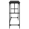 Table console Chêne noir 100 x 32 x 75 cm Bois d'ingénierie 626944626944