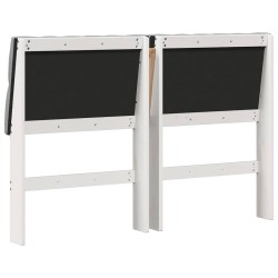 Tête de lit capitonnée Gris clair 135 cm Pin massif 626945626945