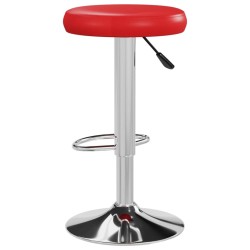 Tabourets de bar lot de 2 rouge similicuir 626949626949
