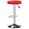 Tabourets de bar lot de 2 rouge similicuir 626949626949
