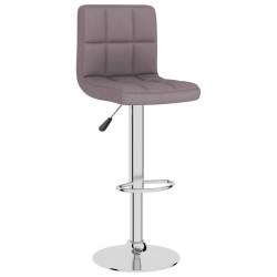 Tabourets de bar lot de 2 taupe tissu 626950626950