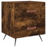Tables de chevet 2pcs chêne fumé 40x35x47,5cm bois d’ingénierie 626952626952