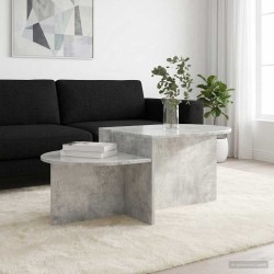 Table basse Gris béton 100 x 50 x 40 cm Bois d'ingénierie 626953626953